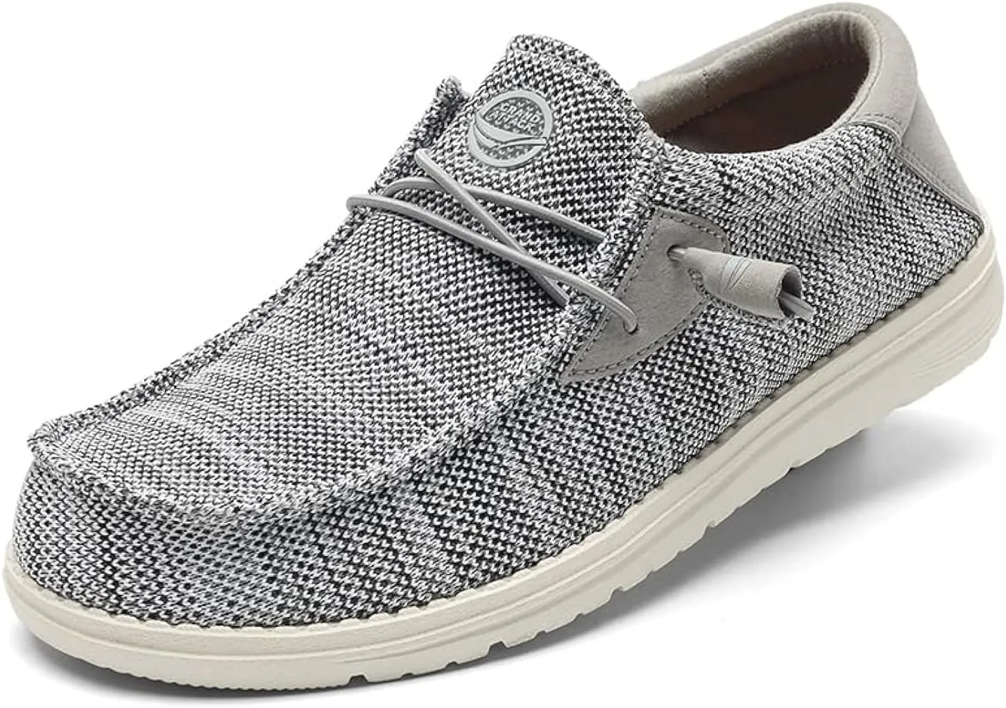 Grand Attack Men's Walking Boat Shoes-Slip On&Lace Up Casual Loafers, Comfortable & Lightweight Work Shoes | for Home, Leisure Travel, Driving Shoes