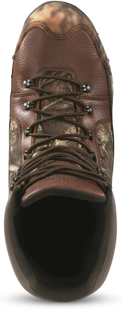 Guide Gear Leather Hunting Boots for Men Monolithic Extreme Waterproof Insulated, 2,400-gram Thinsulate Ultra