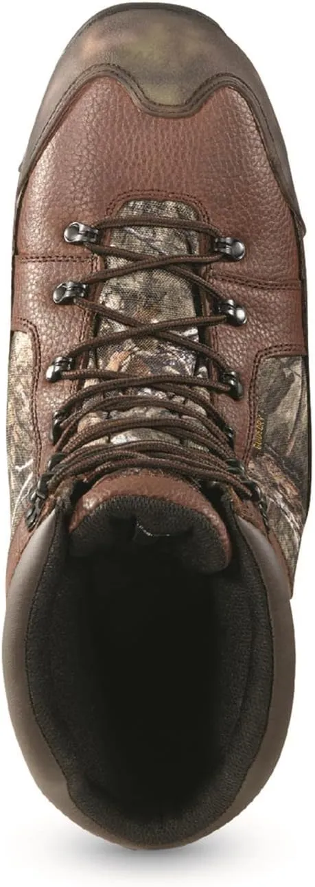 Guide Gear Leather Hunting Boots for Men Monolithic Extreme Waterproof Insulated, 2,400-gram Thinsulate Ultra