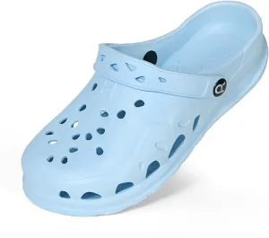 HEVA Adult Womens Garden Clogs,Classic Slippers Slip on Shoes Quick Drying Sport Sandals