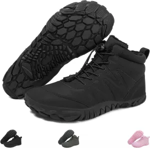 Hike Winter Footwear Barefoot Shoes Womens, Waterproof Hiking Boots, Wide Wide Toe Box Walking Shoes Men