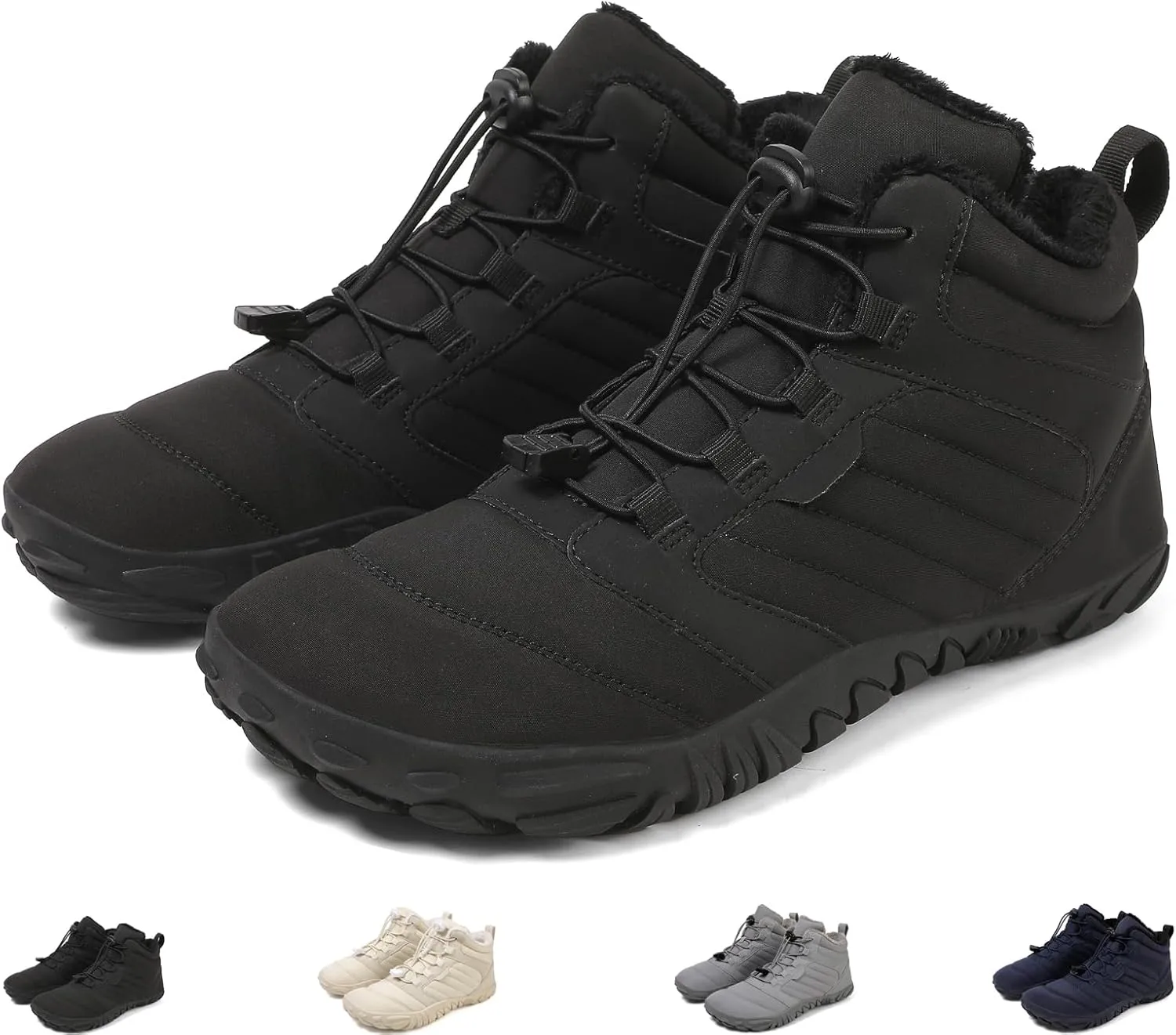 Hike Winter Footwear Barefoot Shoes Womens, Waterproof Hiking Boots, Wide Wide Toe Box Walking Shoes Men