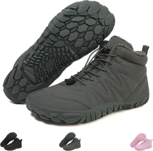Hike Winter Footwear Barefoot Shoes Womens, Waterproof Hiking Boots, Wide Wide Toe Box Walking Shoes Men