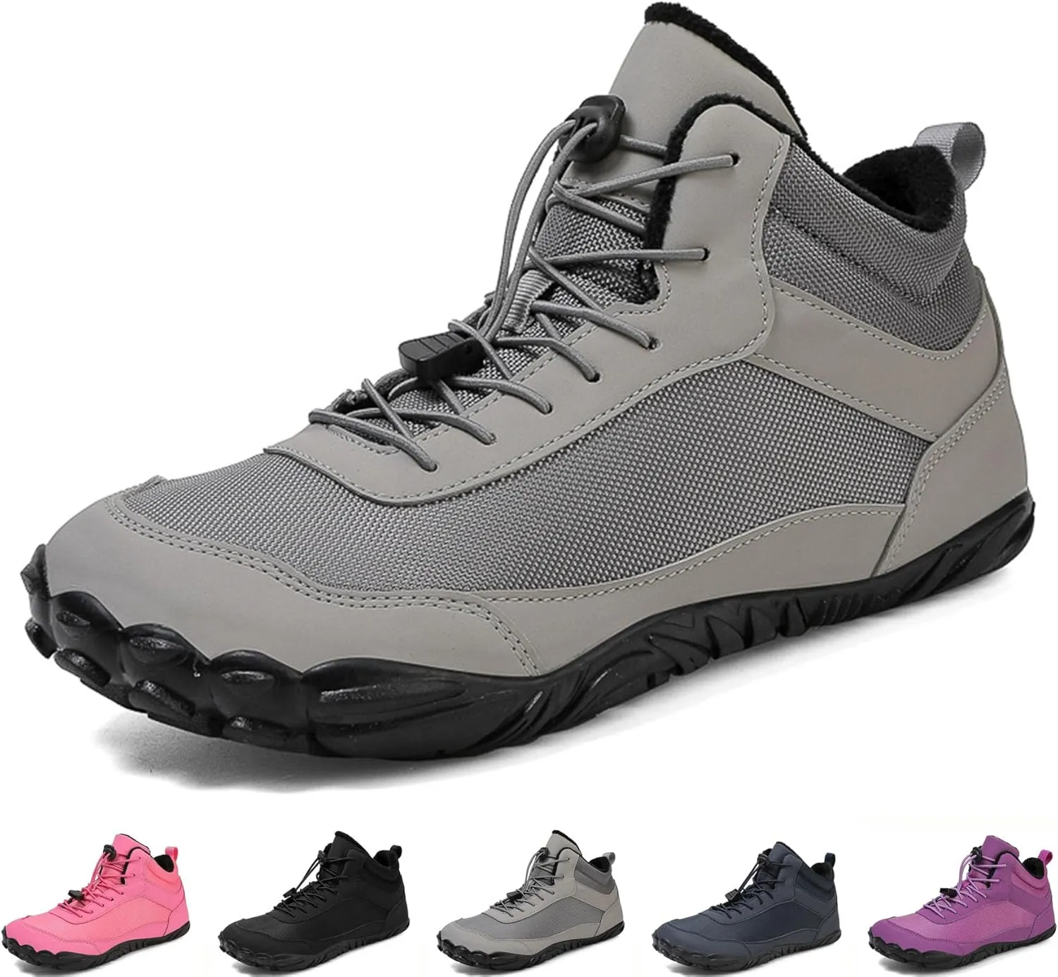 Hike Winter Footwear Barefoot Shoes Womens, Waterproof Hiking Boots, Wide Wide Toe Box Walking Shoes Men