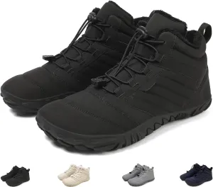 Hike Winter Footwear Barefoot Shoes Womens, Waterproof Hiking Boots, Wide Wide Toe Box Walking Shoes Men