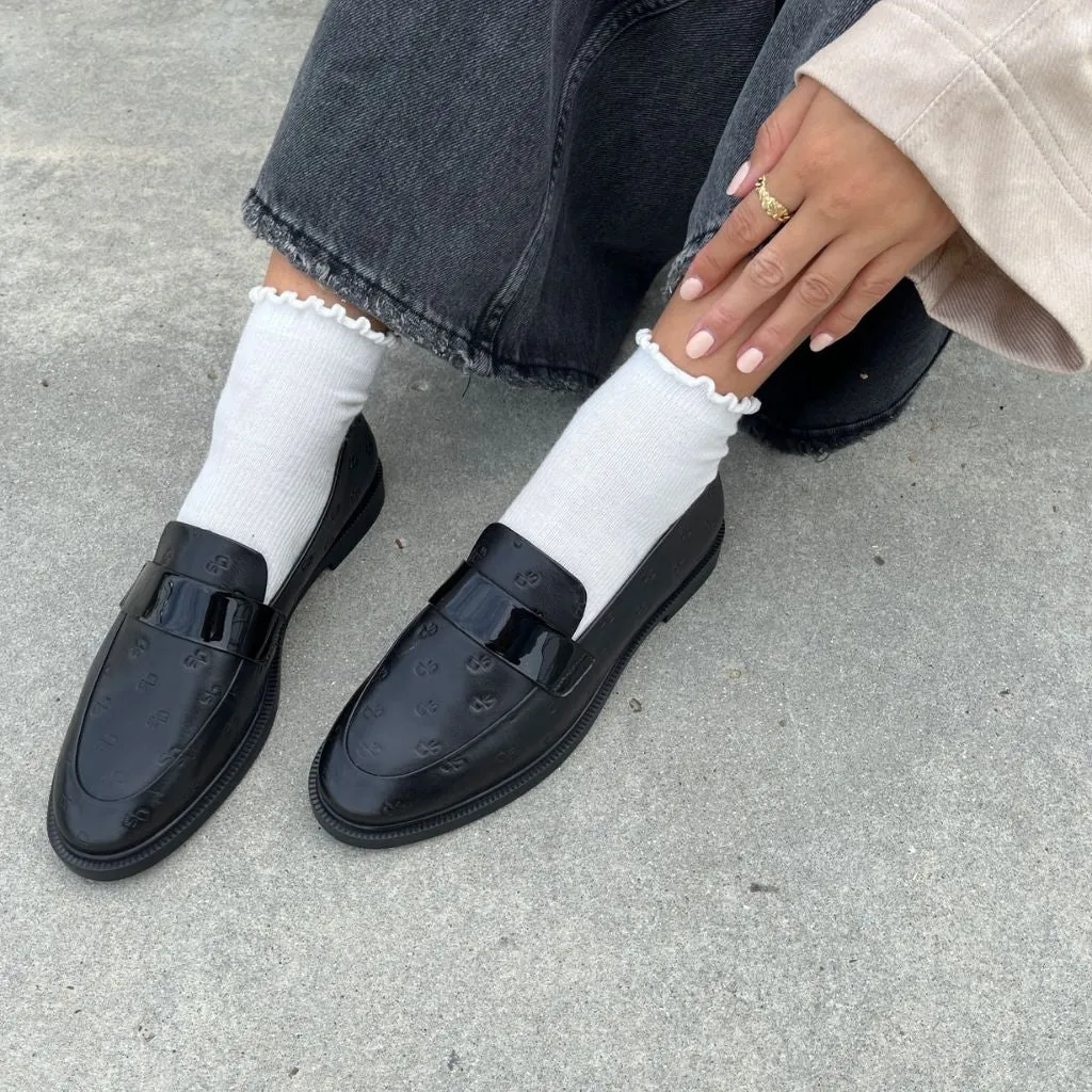 HISTORY WIBES PLAIN - BLACK PATENT