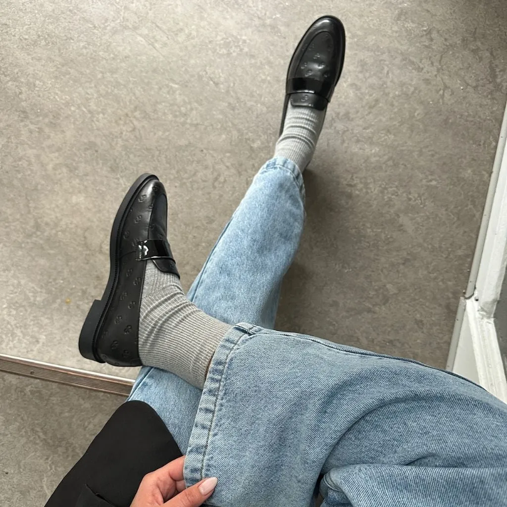 HISTORY WIBES PLAIN - BLACK PATENT