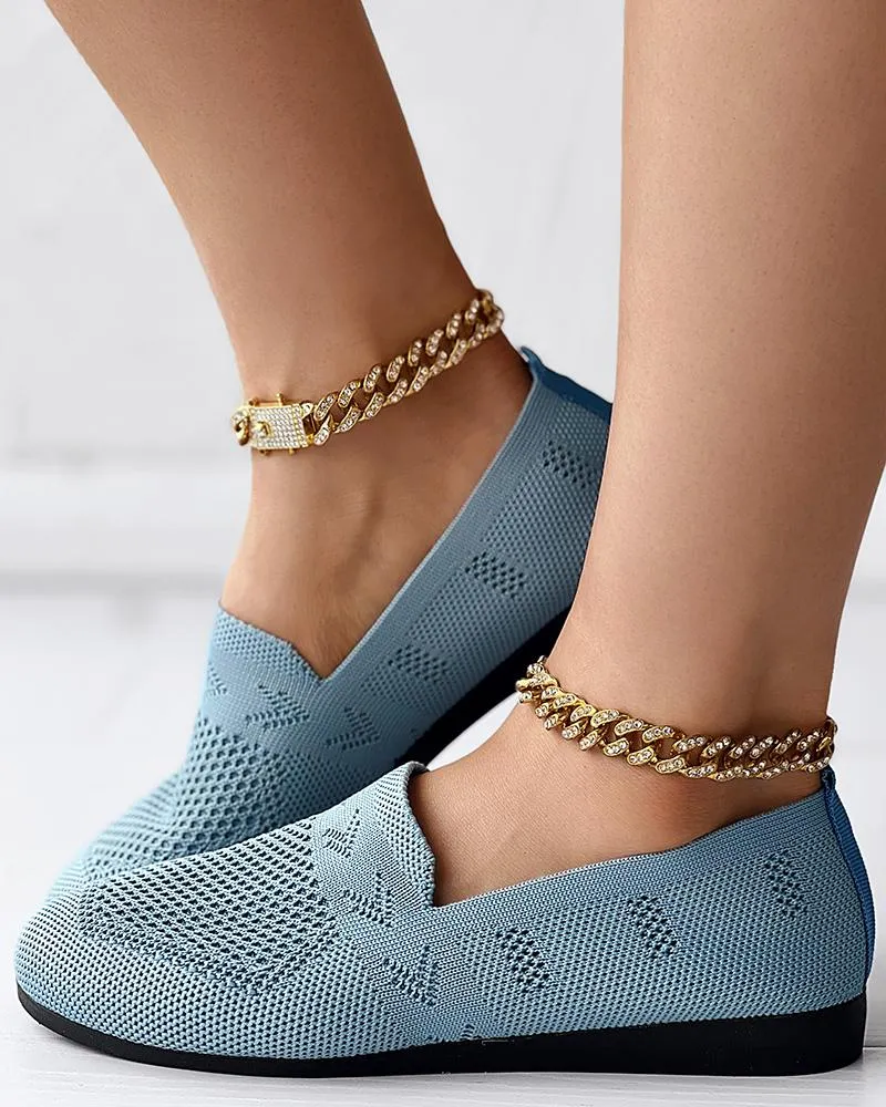 Hollow Out Breathable Casual Loafers
