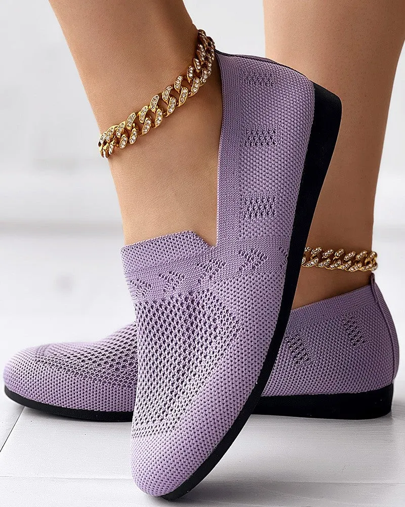 Hollow Out Breathable Casual Loafers