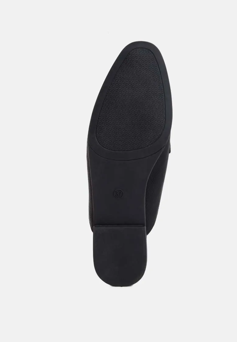 Horsebit Slip On Mules
