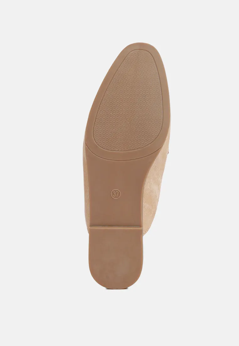 Horsebit Slip On Mules
