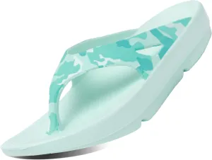 HUHV Recovery Comfort Sandals- Orthopedic Flip-Flop and Slide Sandals with Arch Support and Extra Cushion EVA Footbed for Men and Women