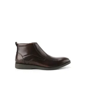 Hush Puppies Sepatu Pria Henley Frost Zip Boots In Coffee