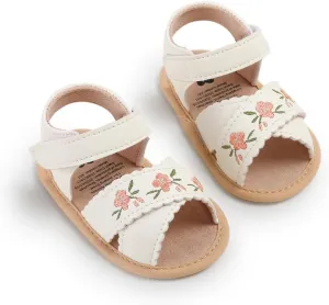 Infant Baby Boys Girls Summer Sandals Party Wedding Dress Flats Shoes Newborn Crib Shoes First Walkers Prewalkers 0-18 Months