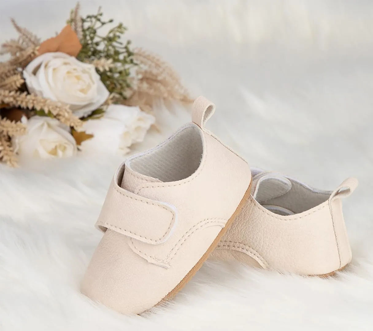 Infant Boys and Girls Oxford Shoes PU Leather Loafers Dress Shoes are Suitable for Crawling, Wedding Dress, Birthday Parties and Any Occasion