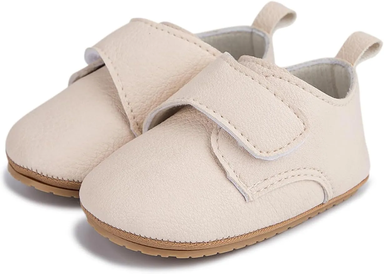 Infant Boys and Girls Oxford Shoes PU Leather Loafers Dress Shoes are Suitable for Crawling, Wedding Dress, Birthday Parties and Any Occasion