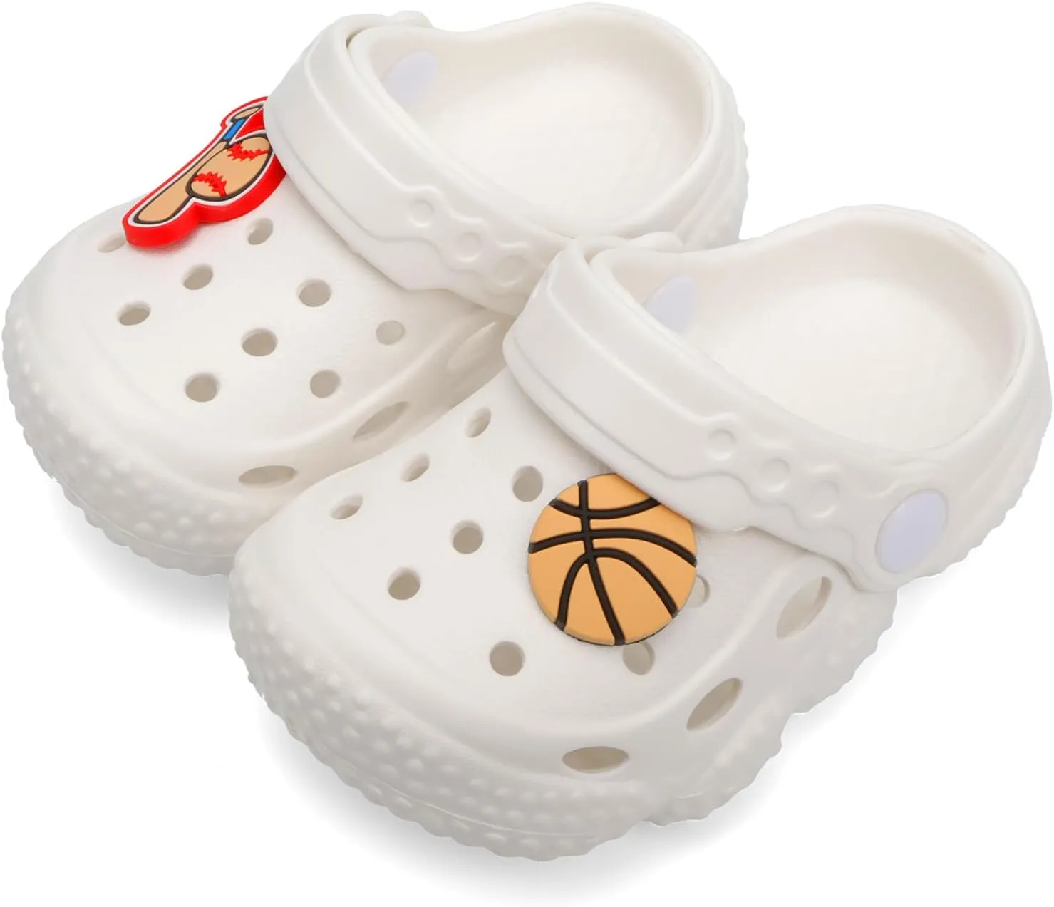 INMINPIN Baby Clogs Garden Shoes Newborn Infant Lightweight Breathable Beach Pool Sandals Non-Slip Baby Boys Girls Water Shower Summer Shoes Splay Naturally