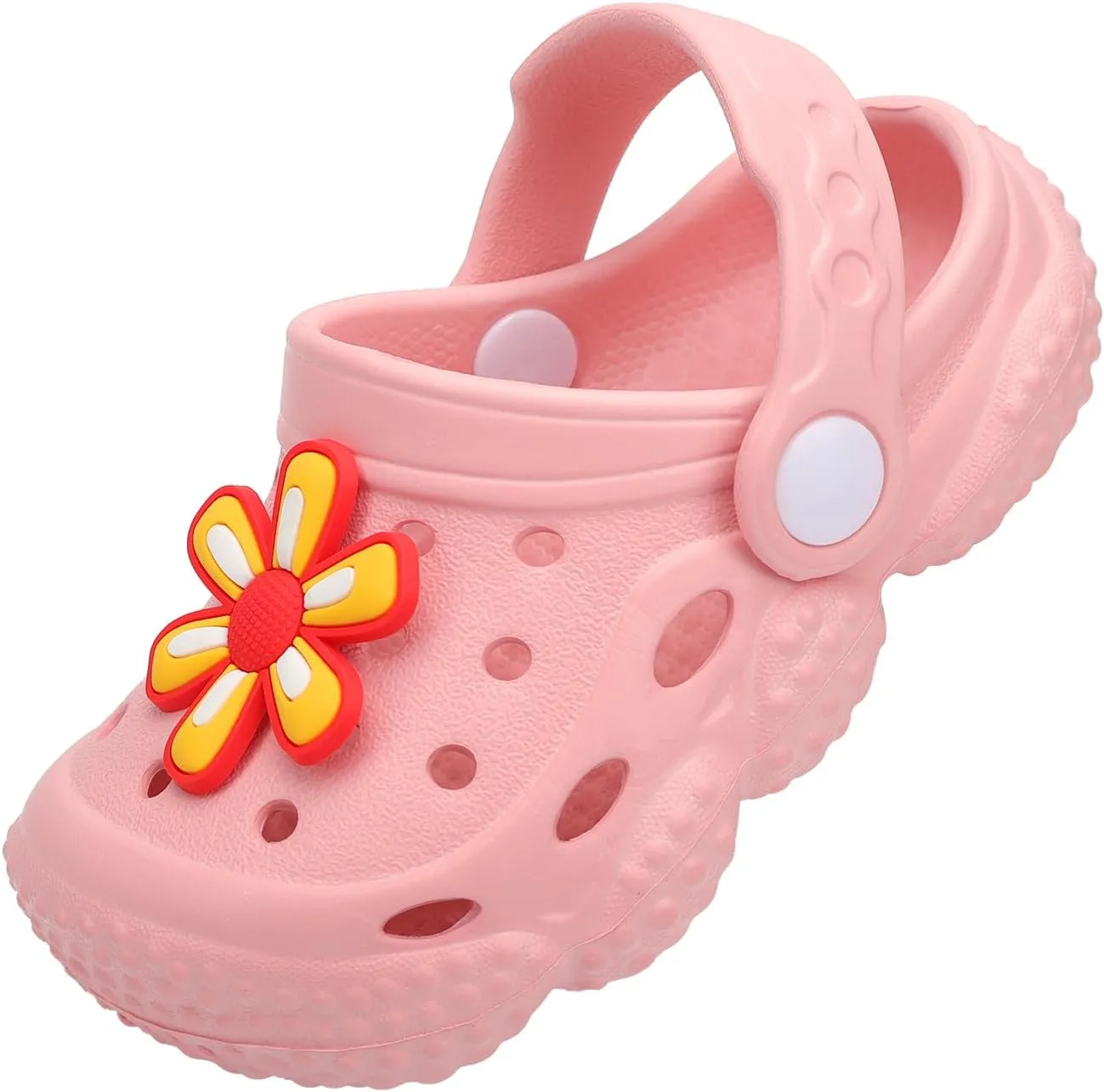 INMINPIN Baby Clogs Garden Shoes Newborn Infant Lightweight Breathable Beach Pool Sandals Non-Slip Baby Boys Girls Water Shower Summer Shoes Splay Naturally