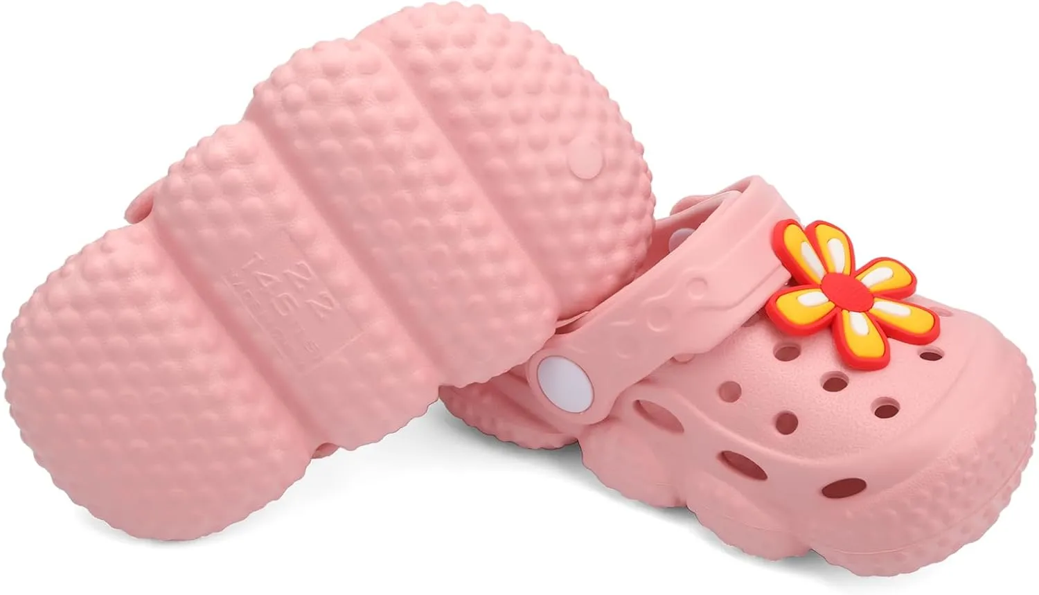 INMINPIN Baby Clogs Garden Shoes Newborn Infant Lightweight Breathable Beach Pool Sandals Non-Slip Baby Boys Girls Water Shower Summer Shoes Splay Naturally
