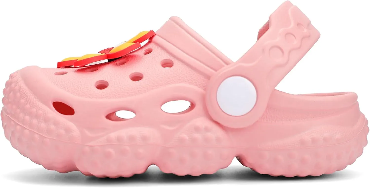 INMINPIN Baby Clogs Garden Shoes Newborn Infant Lightweight Breathable Beach Pool Sandals Non-Slip Baby Boys Girls Water Shower Summer Shoes Splay Naturally