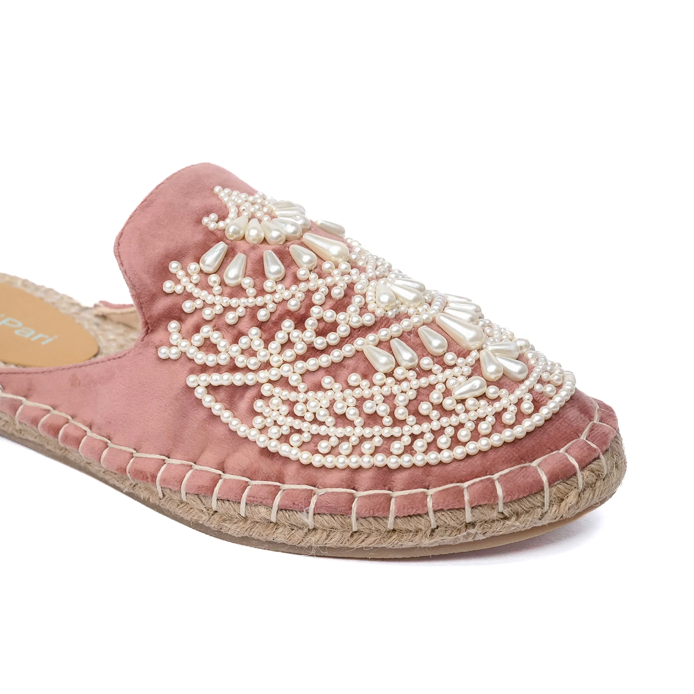 Iris Pink Espadrilles Flats