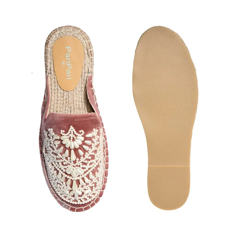 Iris Pink Espadrilles Flats