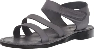 Jared - Leather Velcro Strap Sandal - Mens Sandals