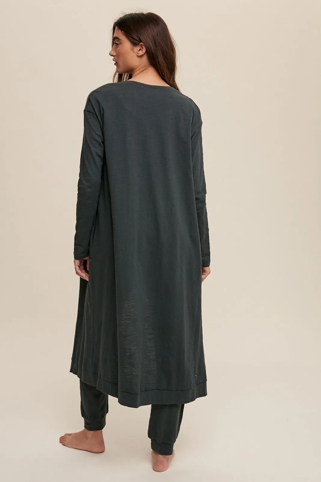 Jogger Jumpsuit & Cardigan Set