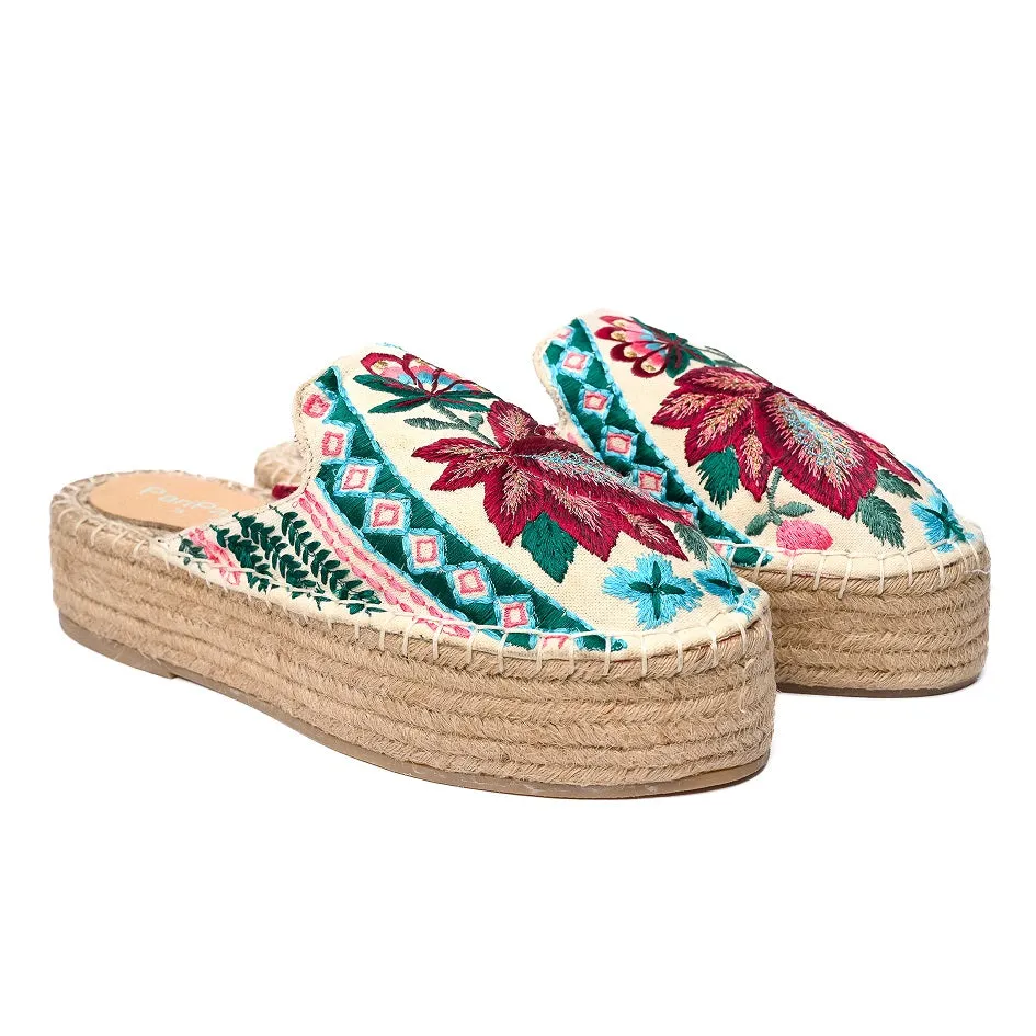 Kamal Off white Espadrilles Platforms