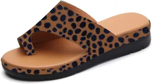 KINOW Women Bunion Sandals Platform Wedge Slippers Orthopedic Flip Flops Summer Shoes