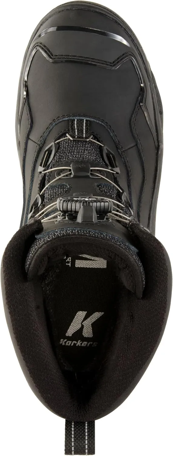 Korkers Men's Polar Vortex 1200 Winter Boots - Insulated and Waterproof - Includes SnowTrac Lug Sole