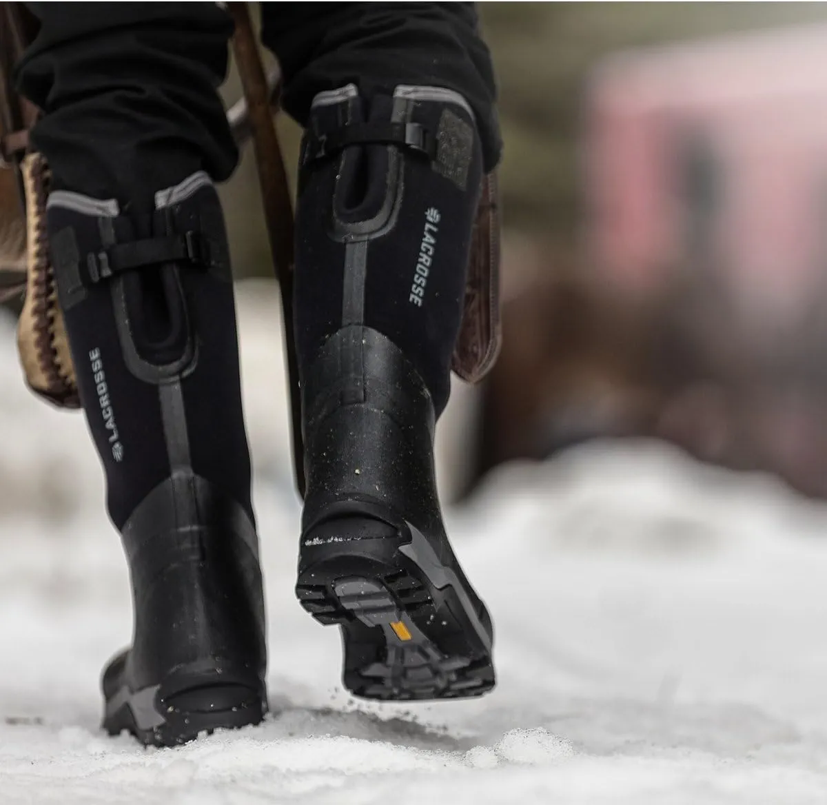 LaCrosse Men’s Alpha Thermal Insulated Rubber Boots with Protective Composite Toe, Premium Natural Rubber Construction and Grippy Antarctic Outsole