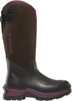 LaCrosse Women’s 14” Alpha Thermal Insulated Work Boots with Plush Fleece Lining, Premium Rubber Construction, and Grippy Antarctic Outsole