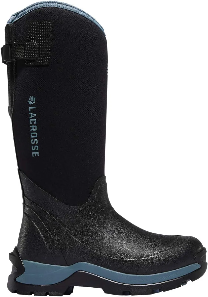 LaCrosse Women’s 14” Alpha Thermal Insulated Work Boots with Plush Fleece Lining, Premium Rubber Construction, and Grippy Antarctic Outsole