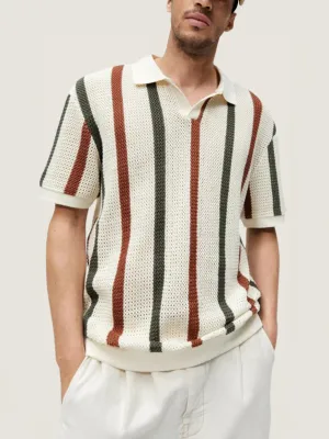 Lance - Loose Fit Stripe Polo