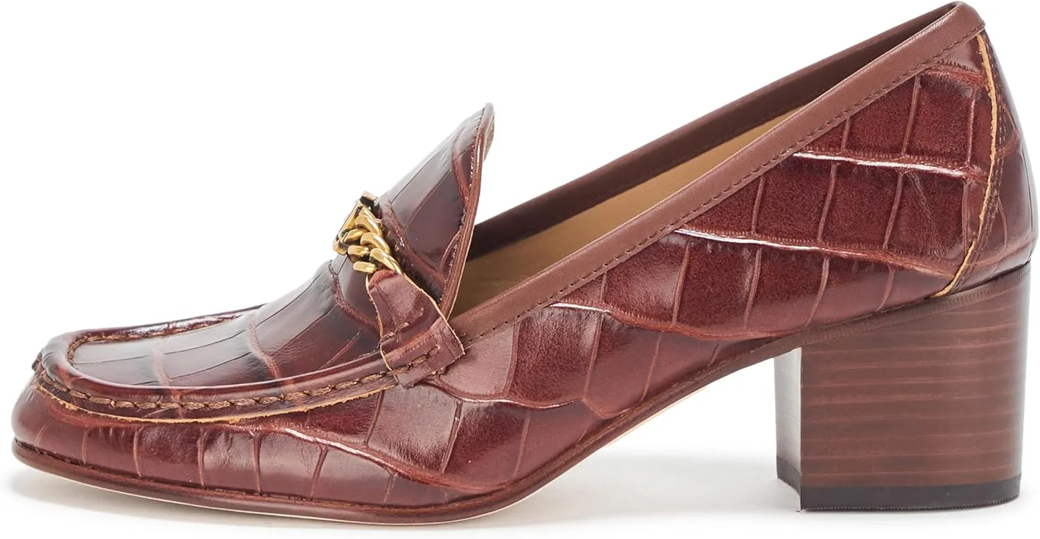 Lauren Ralph Lauren Women's Winslet Crocodile-Embossed Leather Pump