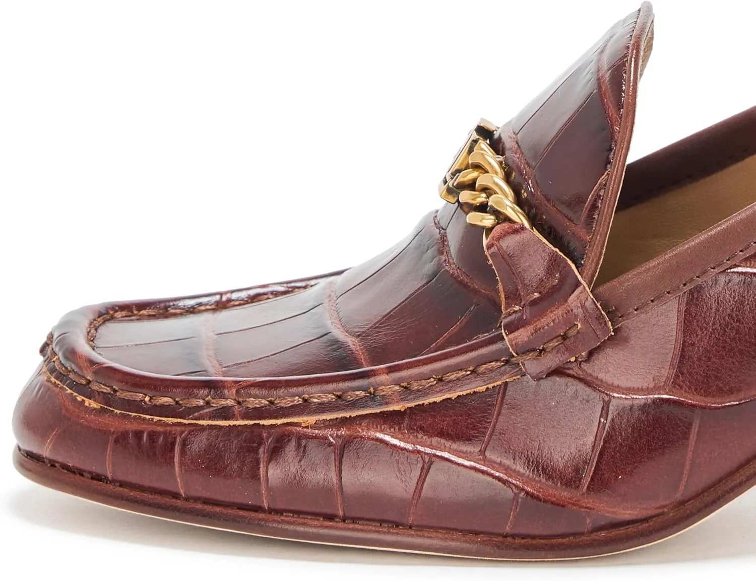 Lauren Ralph Lauren Women's Winslet Crocodile-Embossed Leather Pump