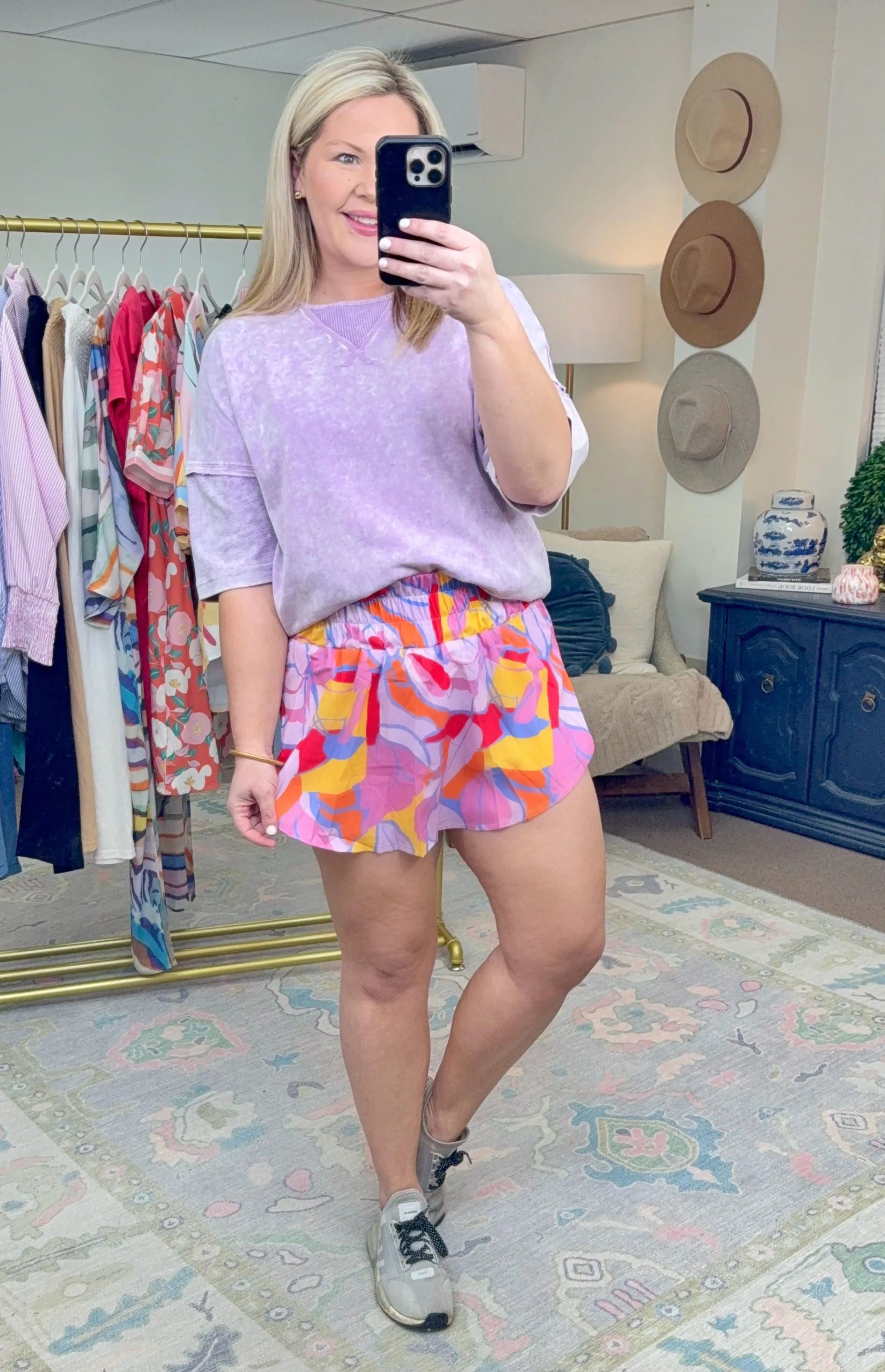 Lazy Sunday Mineral Wash Tunic Tee