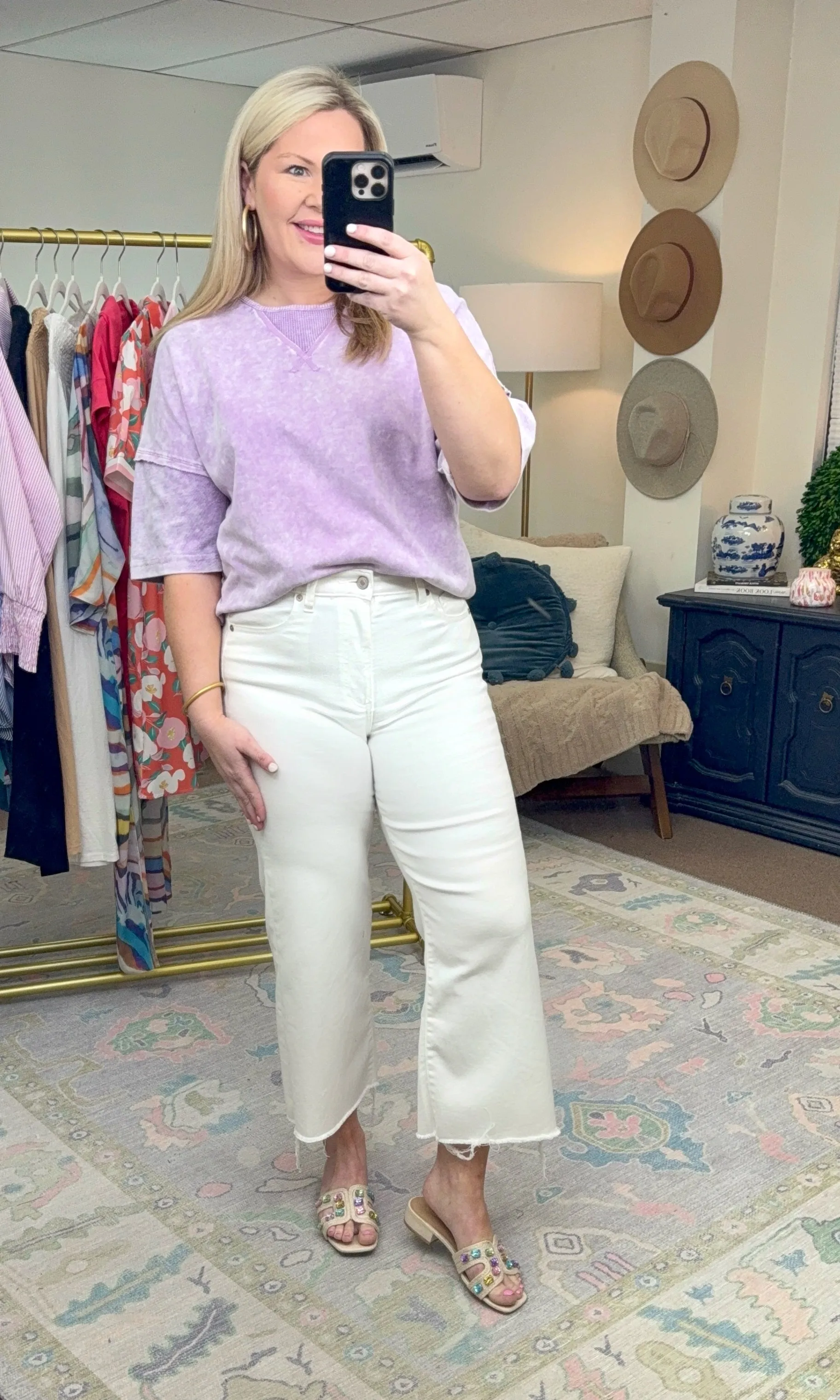 Lazy Sunday Mineral Wash Tunic Tee