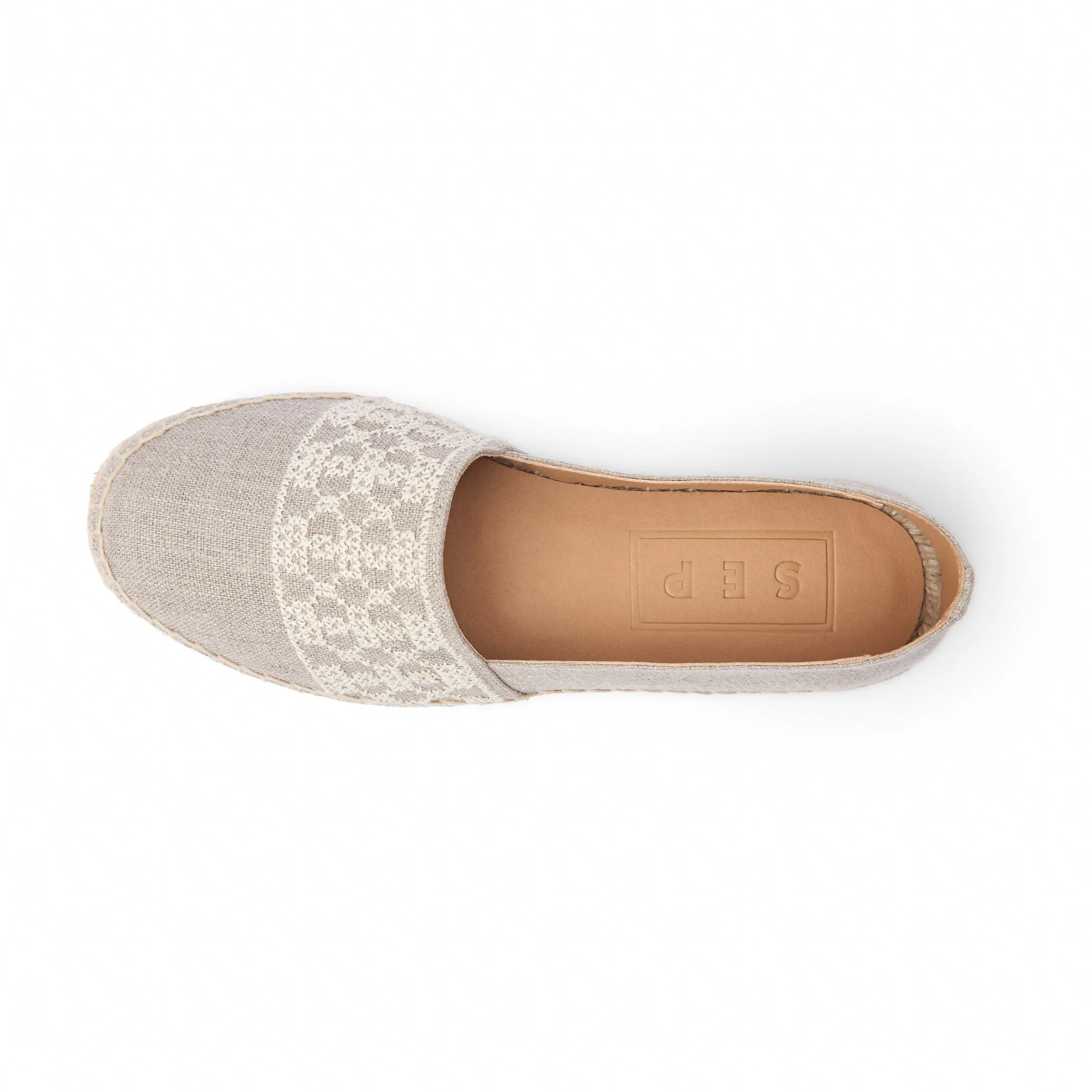 LINEN ESPADRILLES | BEEHIVE ECRU