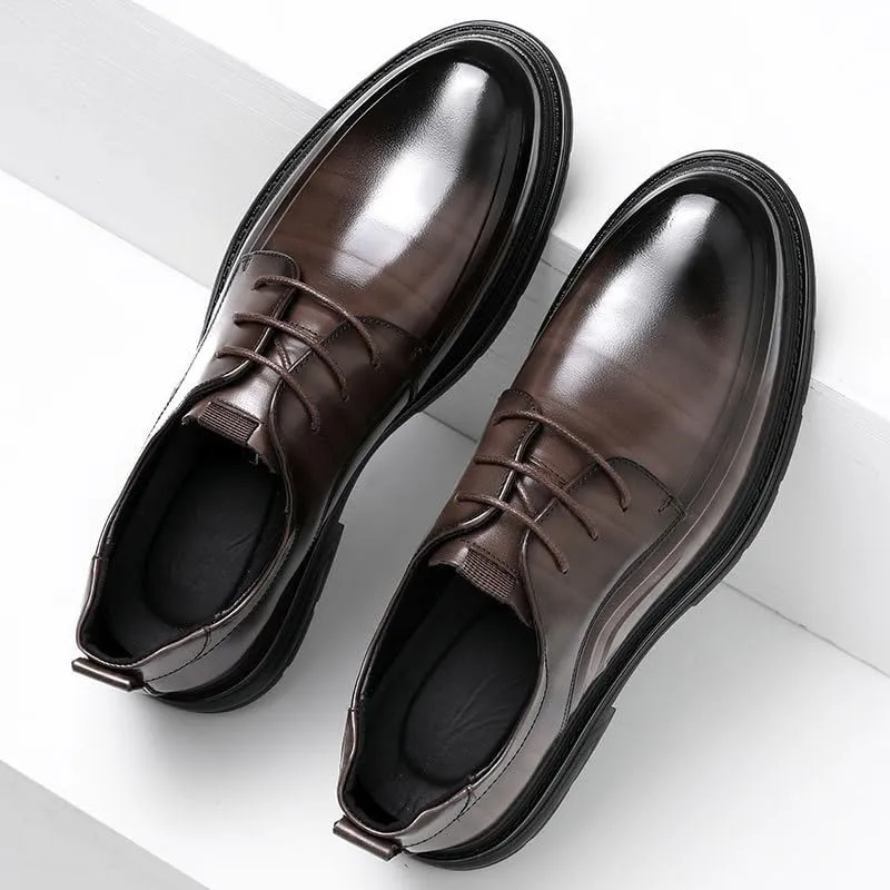 Loafers Mens Modern Classic Slip On Oxfords All-Day Comfort Faux Patent Leather Oxford Dress Shoes Mens Dress Casual Shoes Leather