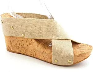 Lucky Brand Women's MILLER2, Natural Base, 6.5 M US
