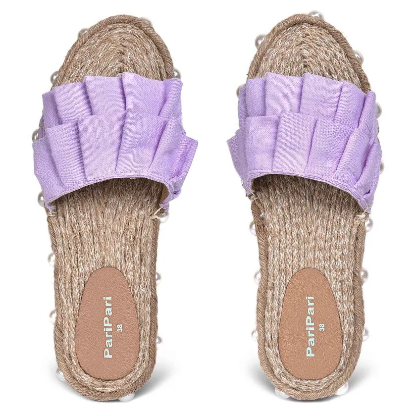 Majorica Sandals Lavender Open Toe