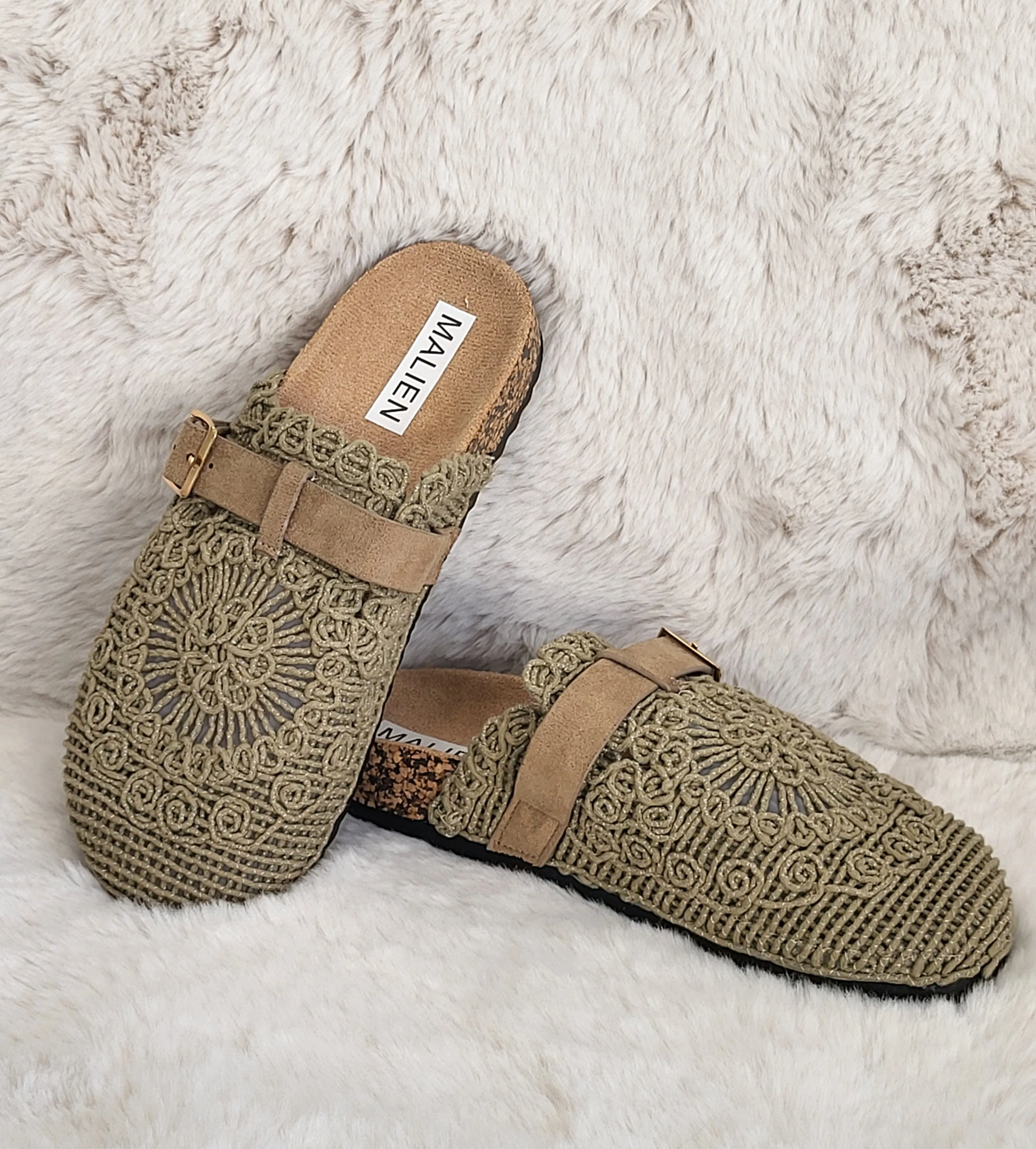 Mali Macrame Mules