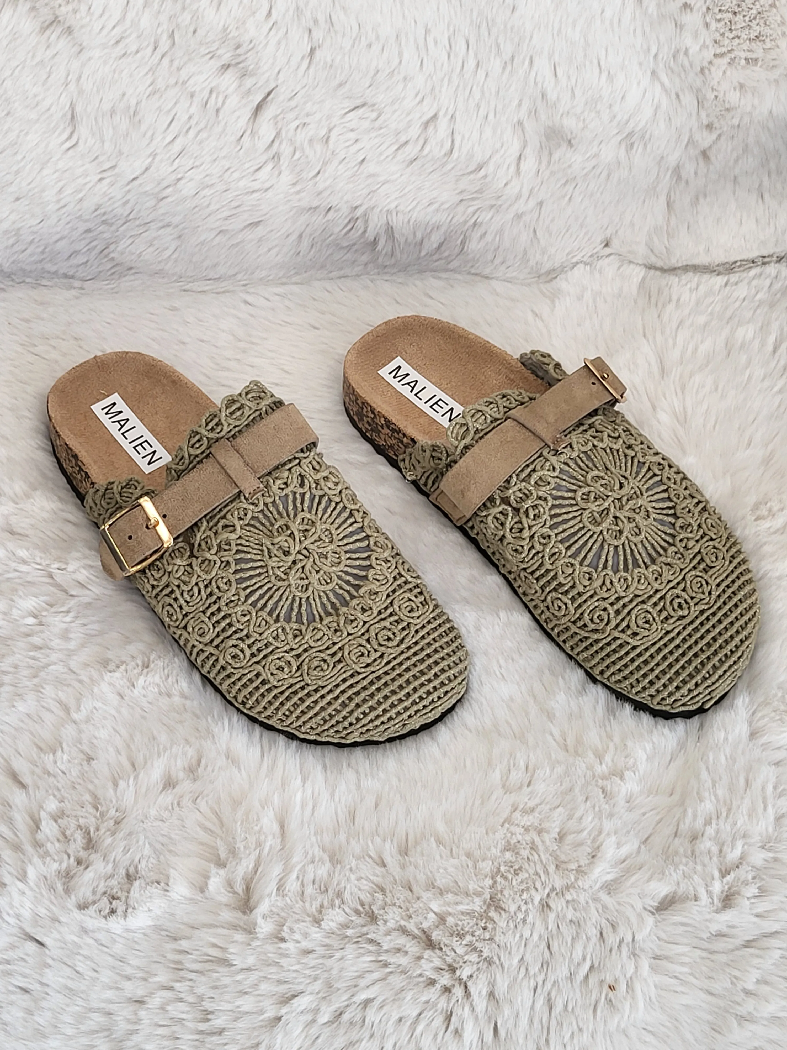 Mali Macrame Mules
