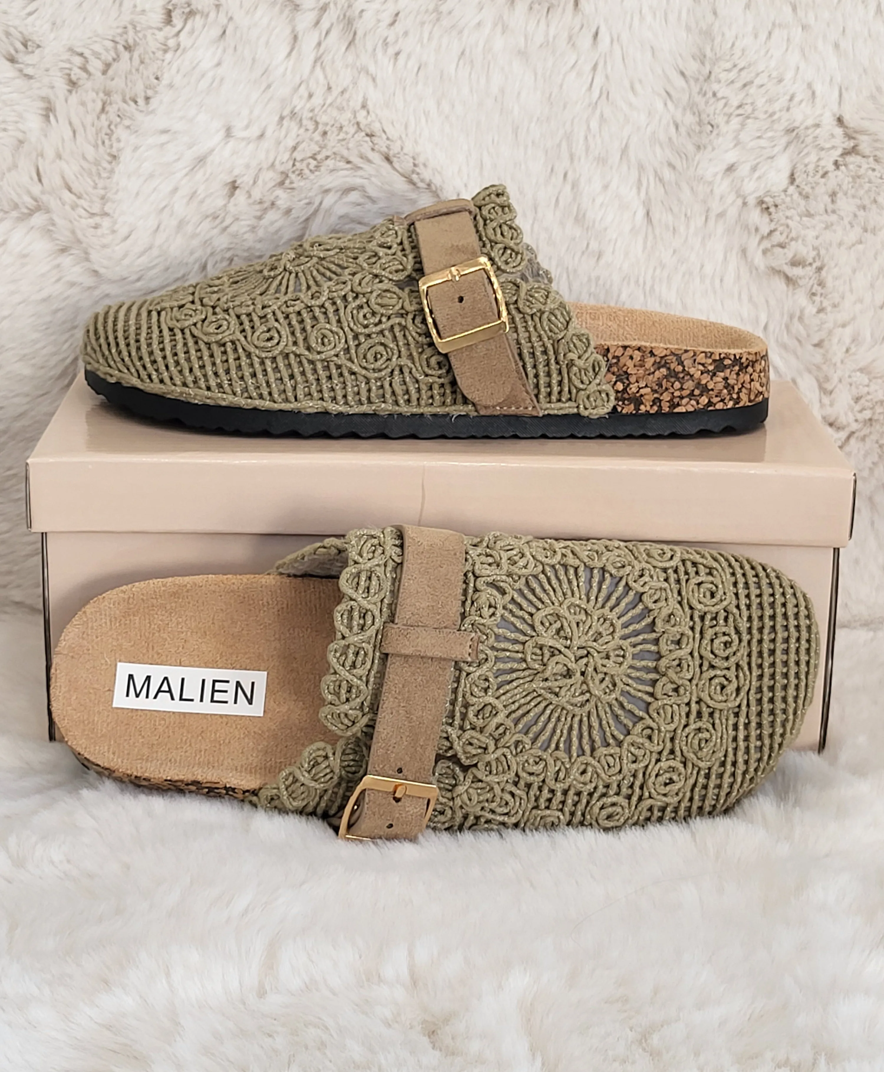 Mali Macrame Mules