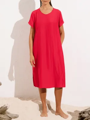 Mela Purdie Transit T Dress Strawberry 3203