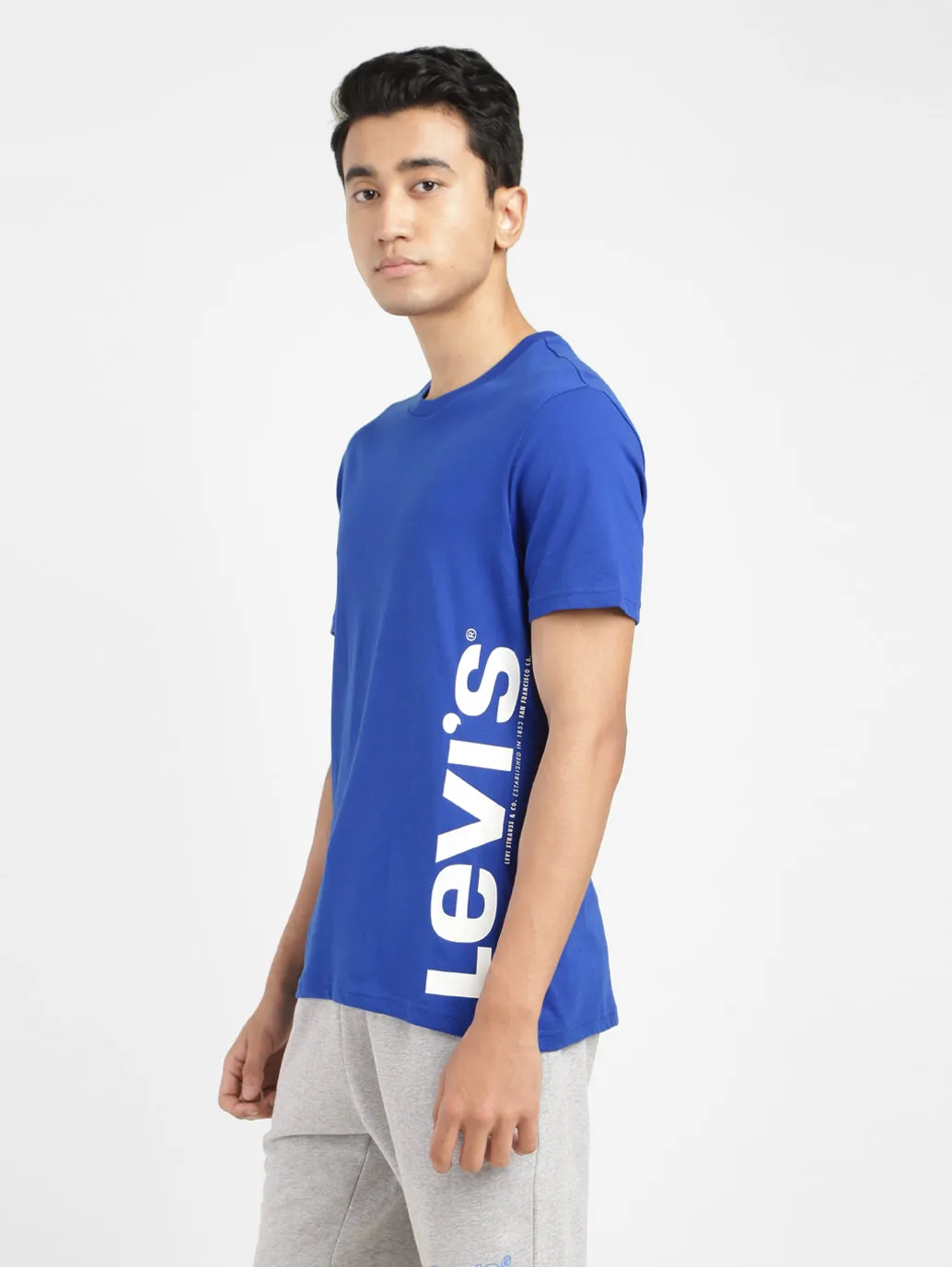 Men's Brand Logo Crew Neck T-shirt