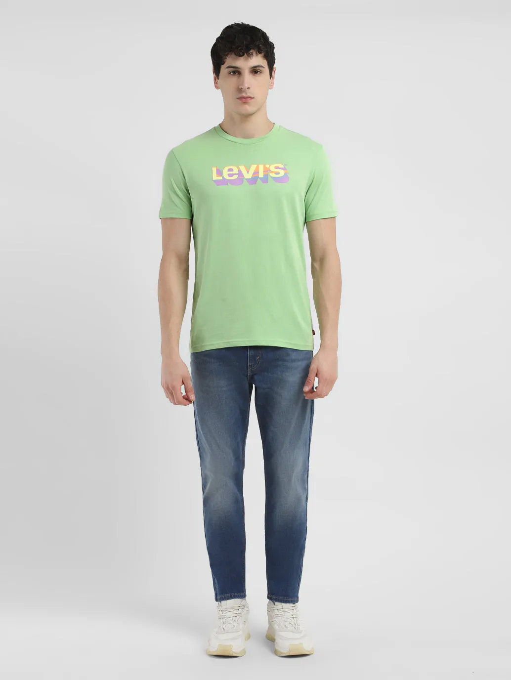 Men's Brand Logo Crew Neck T-shirt