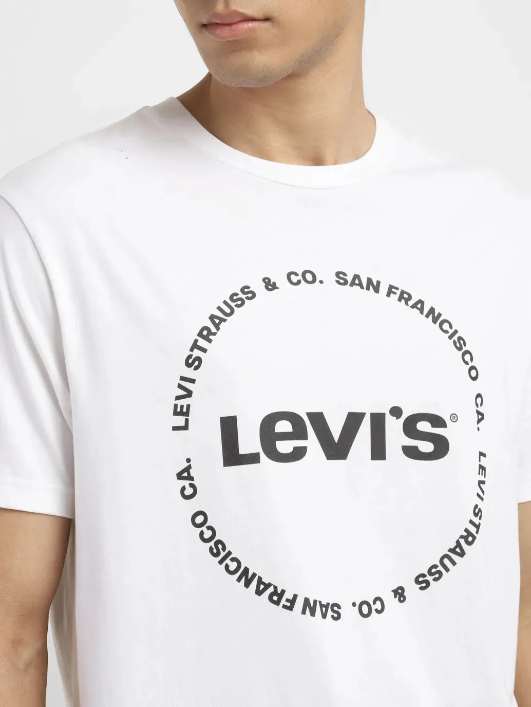 Men's Brand Logo Slim Fit T-shirt